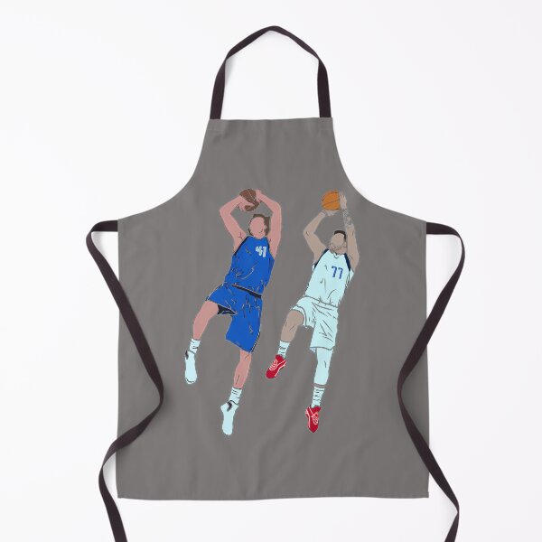 Item preview, DIRK-NOWITZKI-AND-LUKA-DONCIC-FADEAWAY-T-SHIRT designed and sold by bradwantzu.
