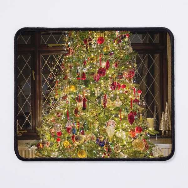 Item preview, English decorated and lit Home Christmas Tree designed and sold by John Gilham - Landscape Photography.