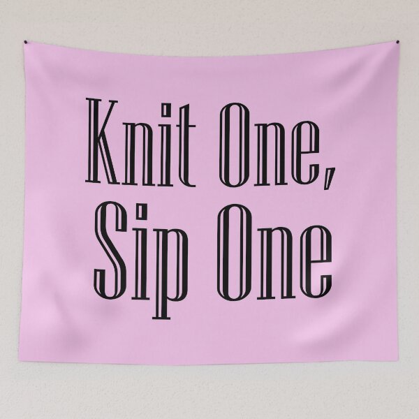 Item preview, Knit One, Sip One designed and sold by MiniStudio.