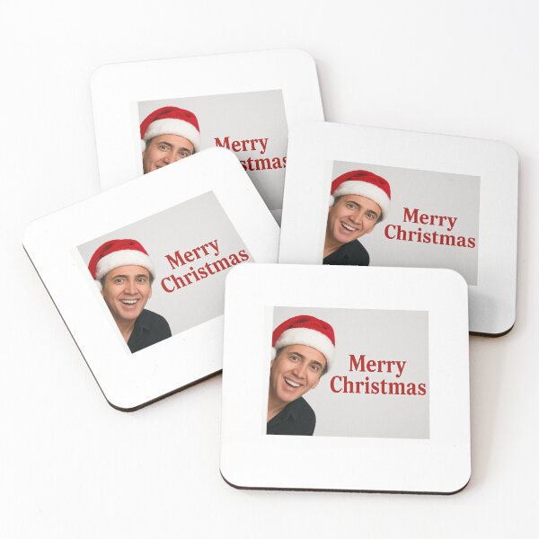 Item preview, Nicolas cage christmas xmas holiday merry gift hat meme funny prank weird designed and sold by CheeseBlueprint.