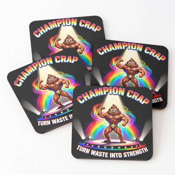 Item preview, Poop Man | Funny Bodybuilder Gym Motivation designed and sold by El Hermano Gym.