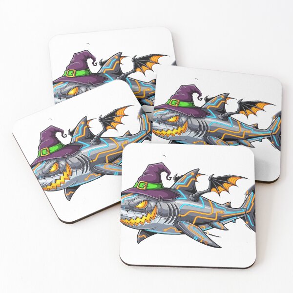 Item preview, Halloween Witch Shark with Bat Wings designed and sold by banglalook.