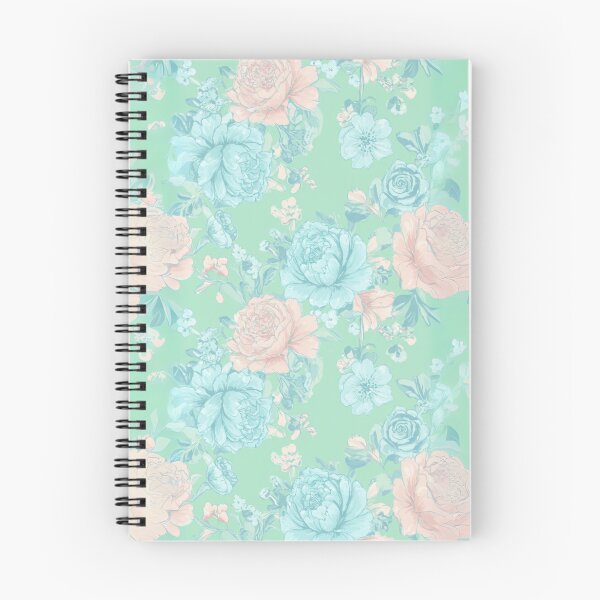 Aperçu de l'œuvre Floral vert menthe créée et vendue par ArtsAndCrafts ByLisa.