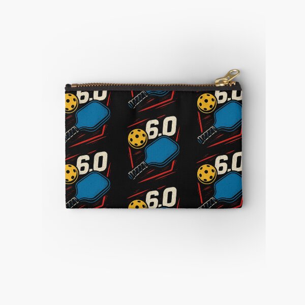 Item preview, Pickleball Player Rating 6.0 Blue Paddle Red Lines Design designed and sold by LovingJoyfully.