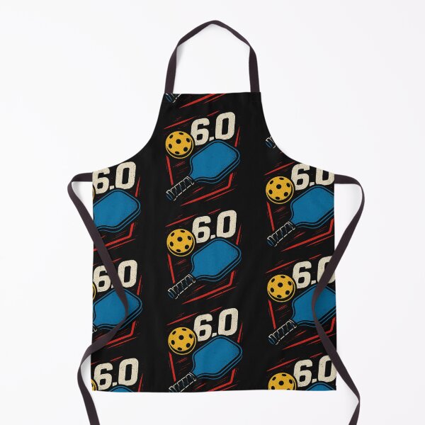 Item preview, Pickleball Player Rating 6.0 Blue Paddle Red Lines Design designed and sold by LovingJoyfully.