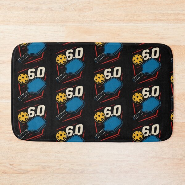 Item preview, Pickleball Player Rating 6.0 Blue Paddle Red Lines Design designed and sold by LovingJoyfully.