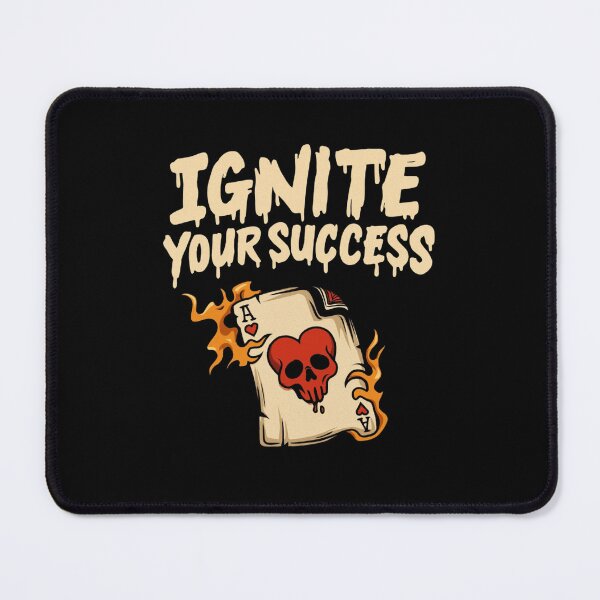 Item preview, Ignite Your Success – Flaming Ace Motivation designed and sold by PhilllandArt.