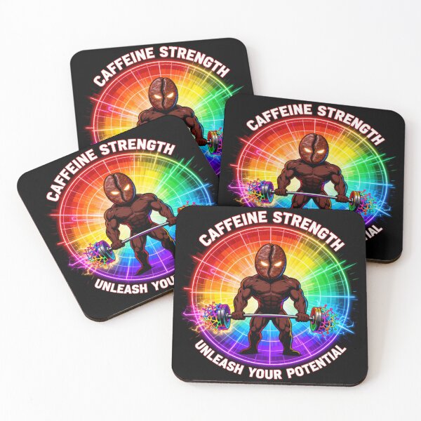 Item preview, Caffeine Strength | Unleash Your Potential Gym Motivation designed and sold by El Hermano Gym.
