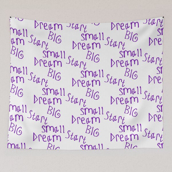Item preview, Dream Big, Start Small designed and sold by kinpirks.