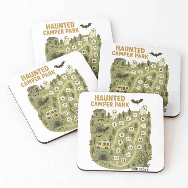 Item preview, Haunted Camper Park – Spooky Camping Adventure Map designed and sold by DailyDrivesct.
