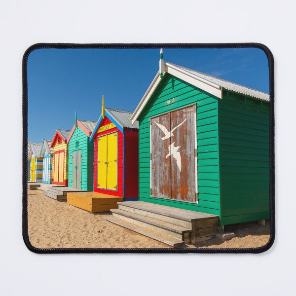 Item preview, Colourful beach bathing boxes - Brighton Beach, Victoria designed and sold by EGRS Photography.