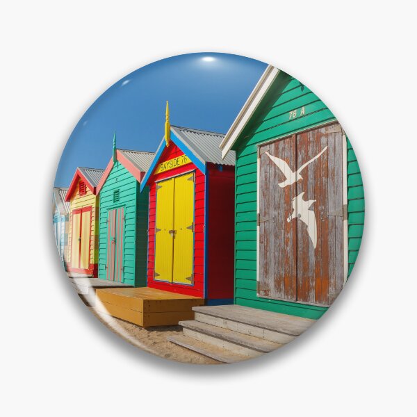 Item preview, Colourful beach bathing boxes - Brighton Beach, Victoria designed and sold by EGRS Photography.