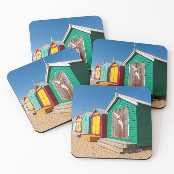 Item preview, Colourful beach bathing boxes - Brighton Beach, Victoria designed and sold by EGRS Photography.