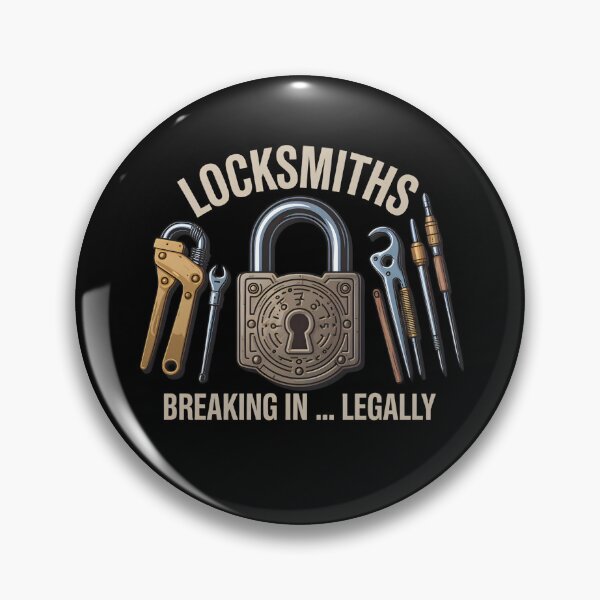 Item preview, Locksmiths – Breaking In Legally Funny Lock Picking Design designed and sold by SidTastic .