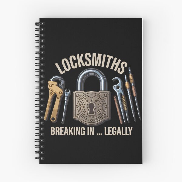 Item preview, Locksmiths – Breaking In Legally Funny Lock Picking Design designed and sold by SidTastic .