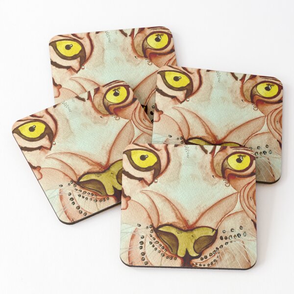 Item preview, cats eyes designed and sold by Emily Bodden Art.