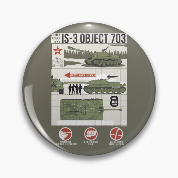 Item preview, IS-3 Heavy Tank Infographic – Hits Right in the Heart of a Tank Fan designed and sold by FAawRay.