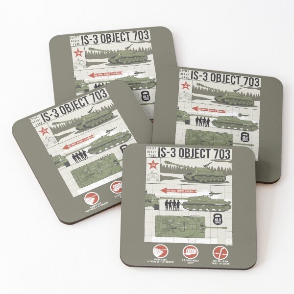 Item preview, IS-3 Heavy Tank Infographic – Hits Right in the Heart of a Tank Fan designed and sold by FAawRay.