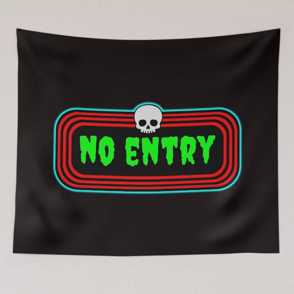 Item preview, No Entry designed and sold by glowdesigns.