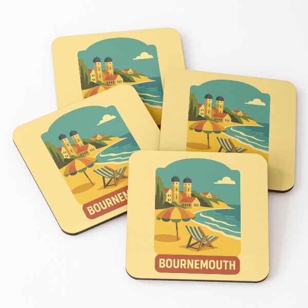 Item preview, Bournemouth Travel Souvenir Sticker designed and sold by rogue-design.