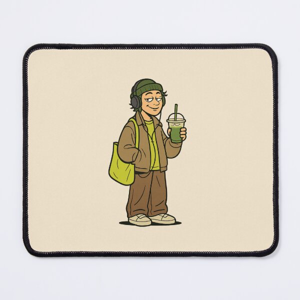 Item preview, Ironic Cartoon Hipster – Satirical Streetwear Character designed and sold by KAYJAY DESIGNS.