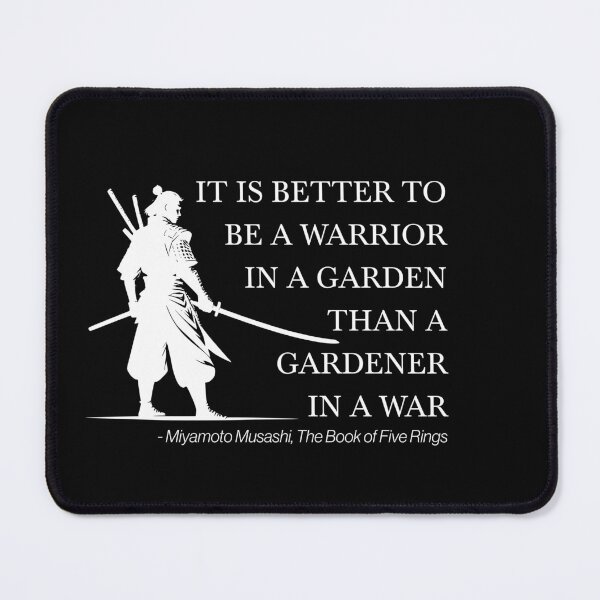 Item preview, Warrior in a Garden - dark background designed and sold by Drmorbius.
