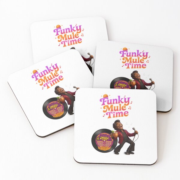 Item preview, Funky Mule Time – Retro Cocktail Poster with Soul & Groove Flair designed and sold by malero-design.