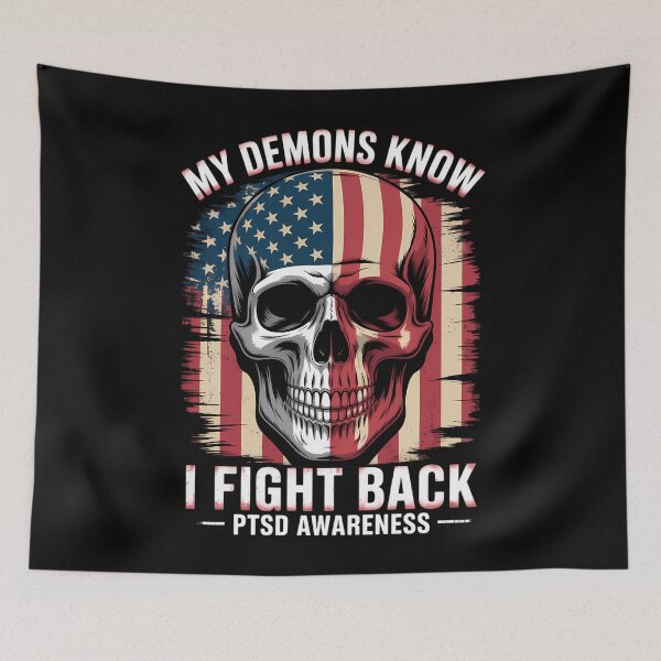 Item preview, PTSD Veteran Support Mental Health Awareness designed and sold by CookWorldLaughs.