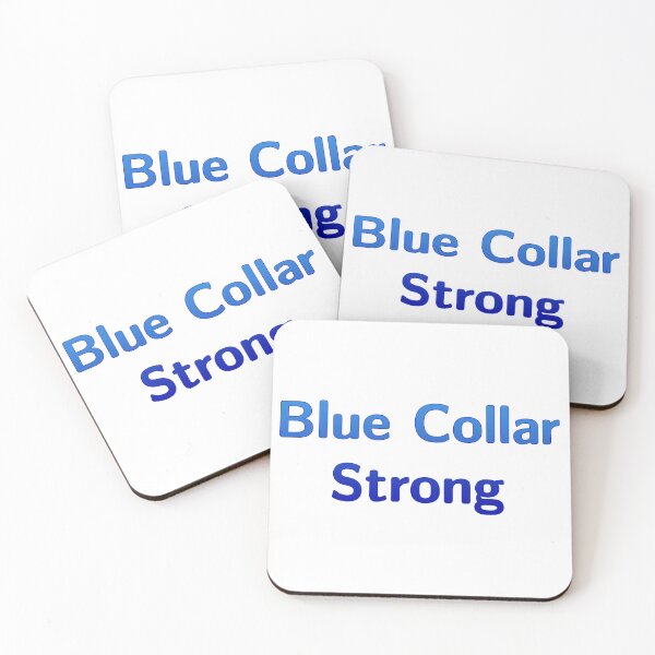 Item preview, Blue Collar Strong | Bold Navy designed and sold by ArcticPastel.