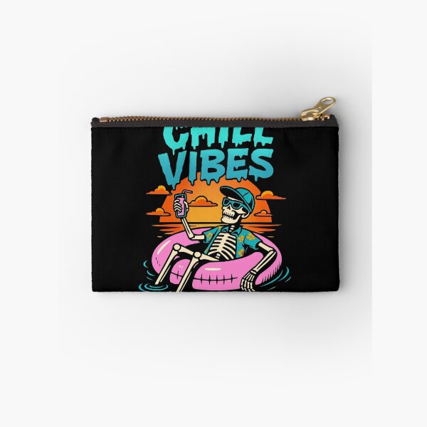 Item preview, Chill Vibes – Skeleton Pool Sunset Art designed and sold by PhilllandArt.