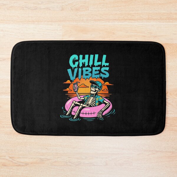 Item preview, Chill Vibes – Skeleton Pool Sunset Art designed and sold by PhilllandArt.