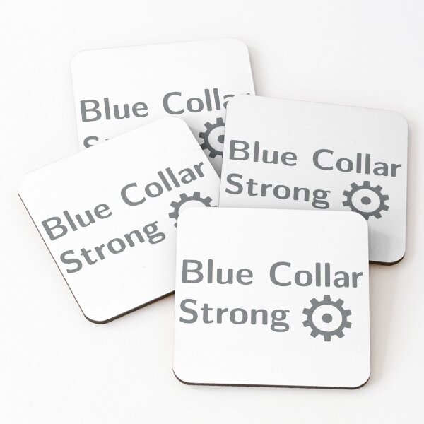 Item preview, Blue Collar Strong Gear | Bold Gray designed and sold by ArcticPastel.