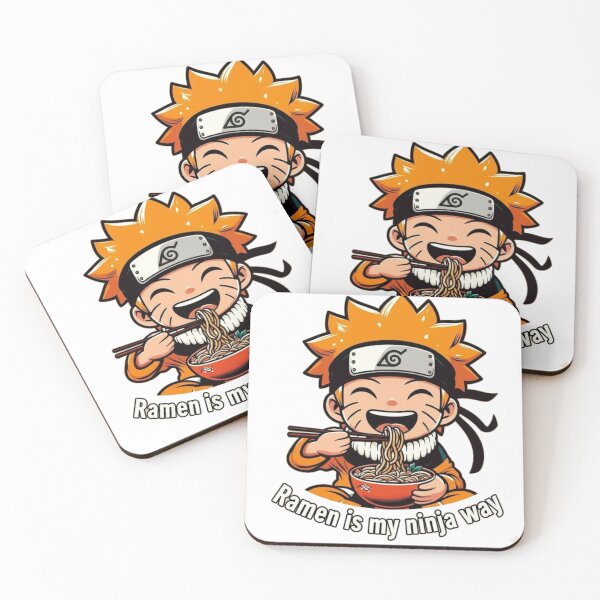 Item preview, Naruto "Ramen is My Ninja Way" - Chibi Anime Foodie Design designed and sold by veralchhaya.