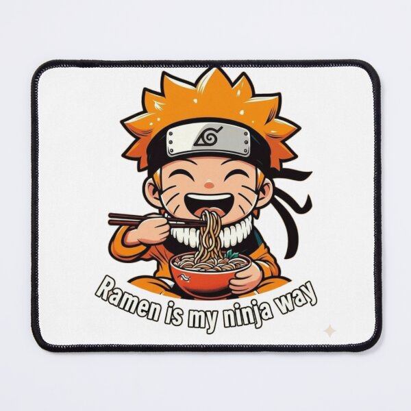 Item preview, Naruto "Ramen is My Ninja Way" - Chibi Anime Foodie Design designed and sold by veralchhaya.