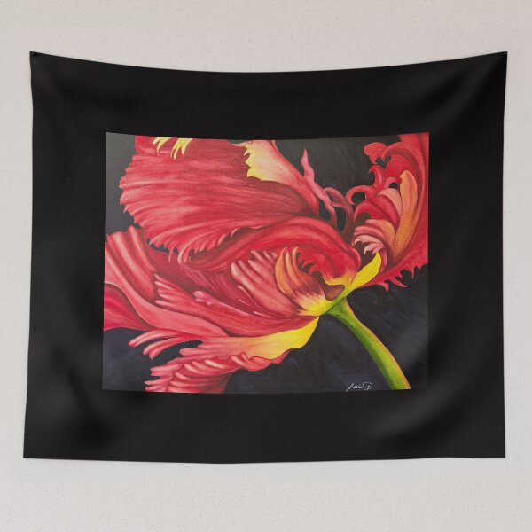 Aperçu de l'œuvre fleur rouge 3 créée et vendue par Joeline Wieburg.
