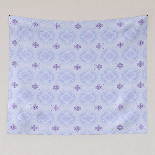 Item preview, Sparkling Diamond Tile Amethyst bfc3ff designed and sold by Art in My Loft.