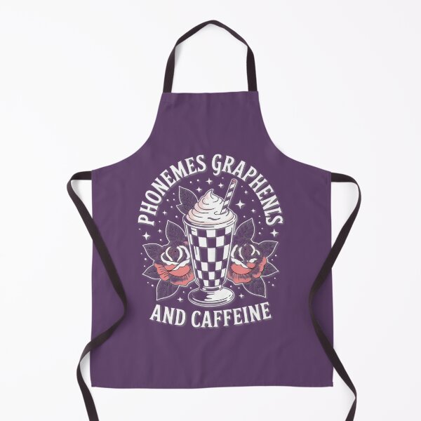Item preview, Phonemes Graphens Caffeine Vintage Drink Art designed and sold by Nancy Carpenter.
