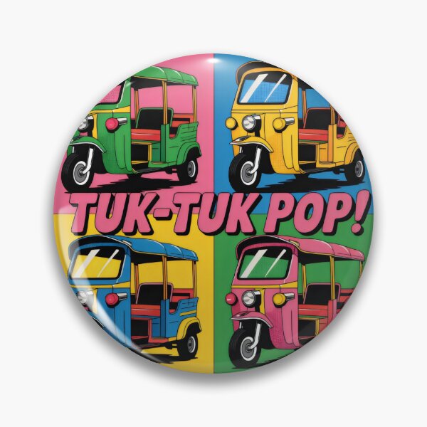 Item preview, Tuk-Tuks in a Color Block Pop Art Style designed and sold by SplashTastic.