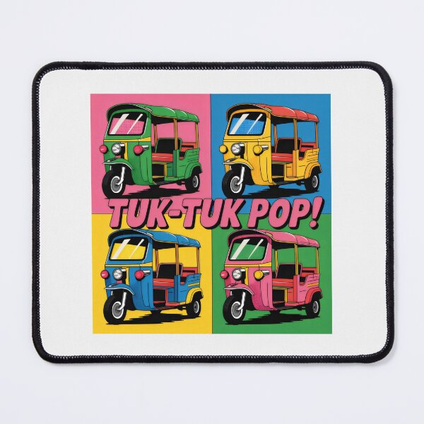 Item preview, Tuk-Tuks in a Color Block Pop Art Style designed and sold by SplashTastic.