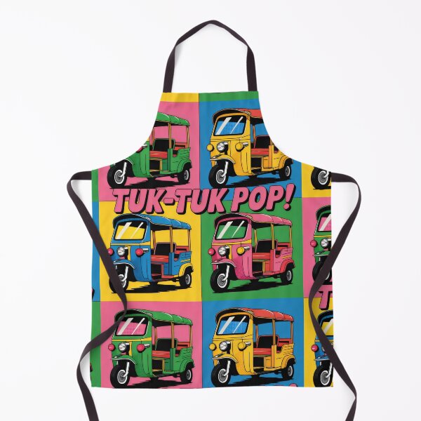 Item preview, Tuk-Tuks in a Color Block Pop Art Style designed and sold by SplashTastic.