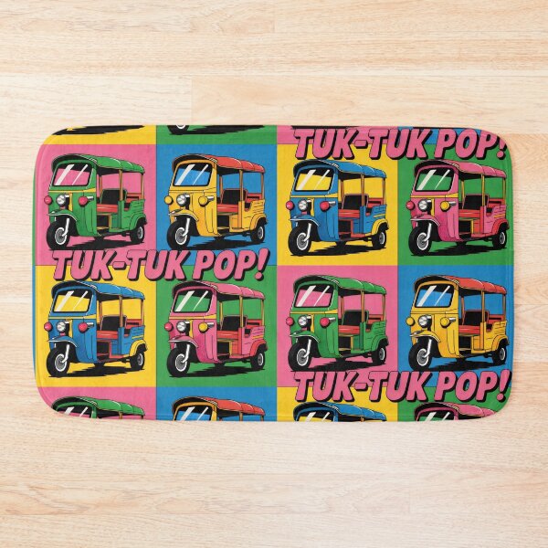 Item preview, Tuk-Tuks in a Color Block Pop Art Style designed and sold by SplashTastic.