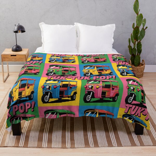 Item preview, Tuk-Tuks in a Color Block Pop Art Style designed and sold by SplashTastic.