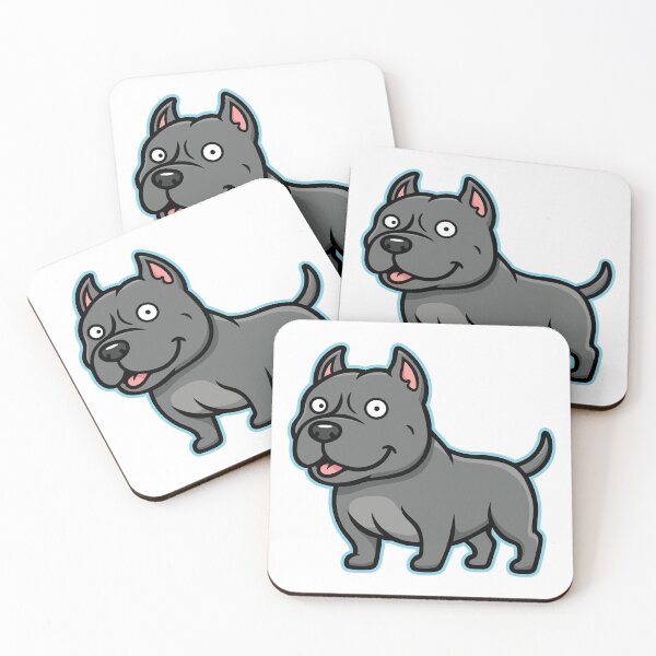 Item preview, Simple Cartoonish Style Pitbull Illustration  designed and sold by Brainstorming99.
