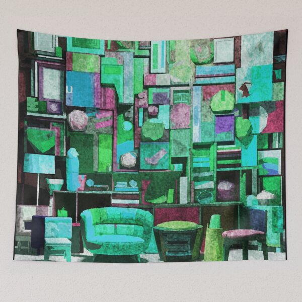 Item preview, Abstract room designed and sold by kinpirks.