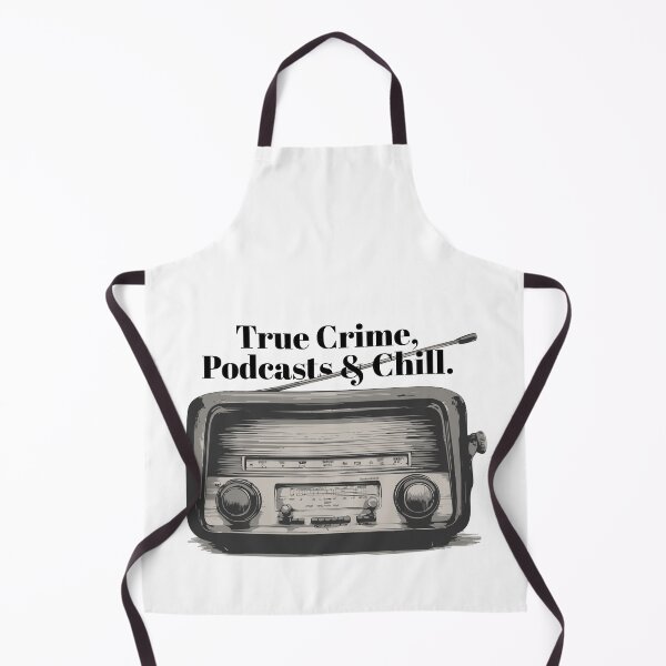 Item preview, Murder Podcasts & Chill | Funny Retro Radio True Crime Design designed and sold by idgafstudio.ch.