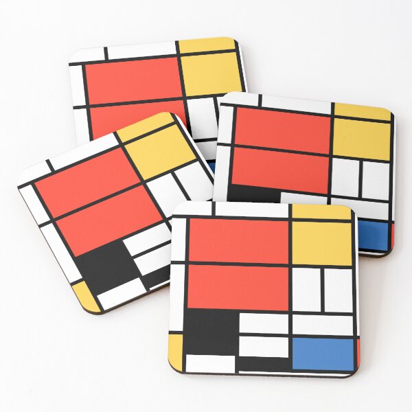 Artikelvorschau, Mondrian inspired graphic: Composition with Red, Blue and Yellow entworfen und verkauft von leAnomis.