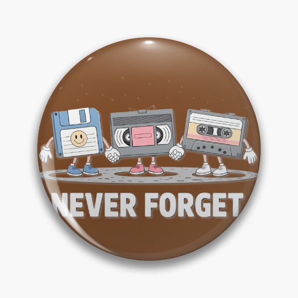 Item preview, Retro Tech Friendship Floppy VHS Cassette Design designed and sold by Rick Young.