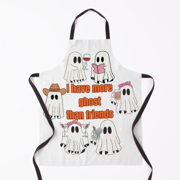 Item preview, I Have More Ghosts Than Friends Funny Colorful Ghost Design designed and sold by JudithLatko.