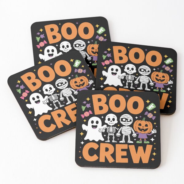 Item preview, Alien Halloween Team: A playful and fun design with a group of Halloween hooligans. A ghost, an alien mummy, and an alien are all together with pumpkins, causing a bit of spooky trouble. designed and sold by Grang Art Artistic Designs.