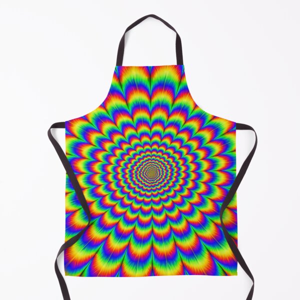 Item preview, Psychedelic Radial Optical Illusion – Vivid Hypnotic Pattern Art designed and sold by nigejohn.